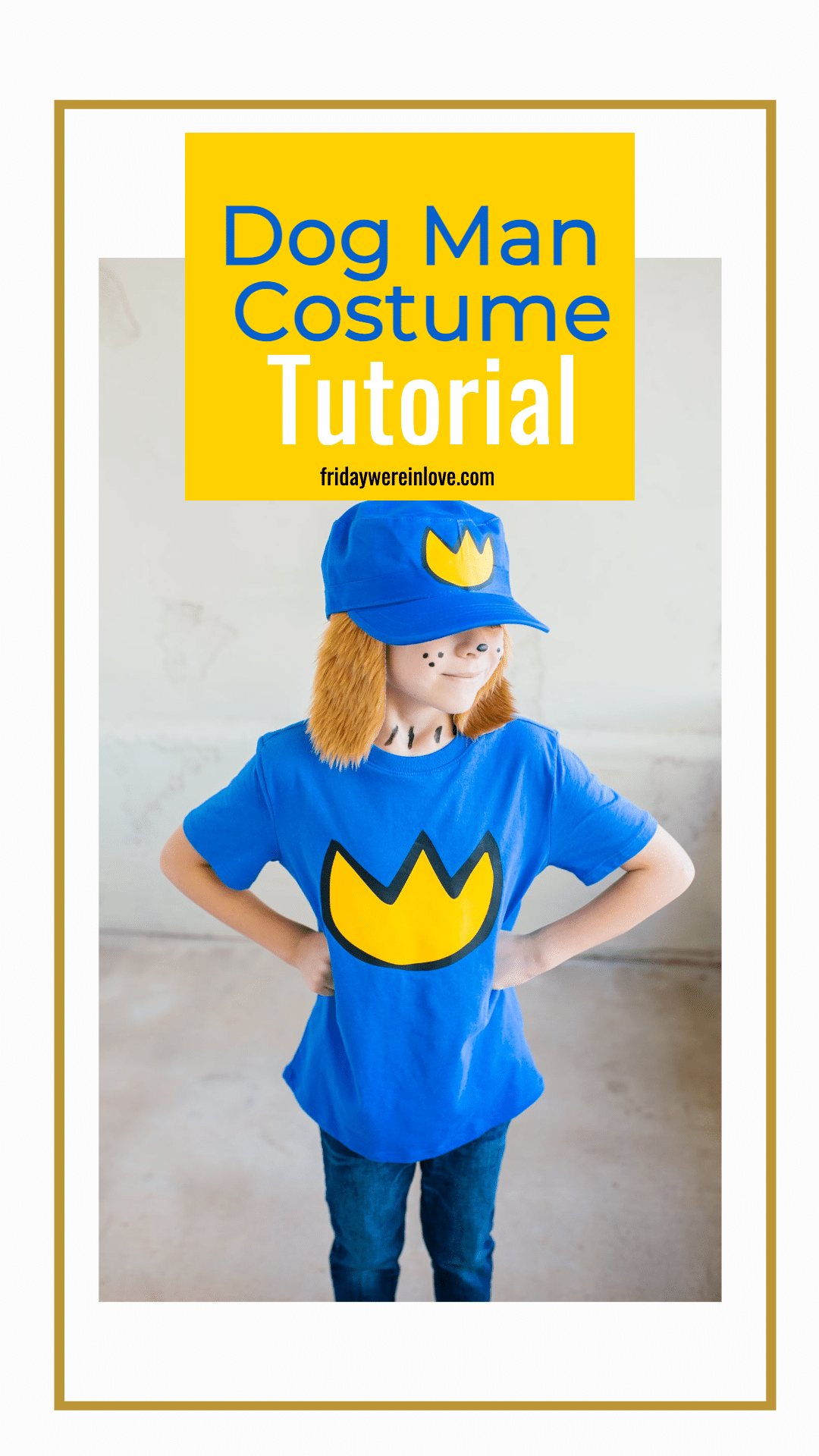 Dog Man Costume Friday We're In Love