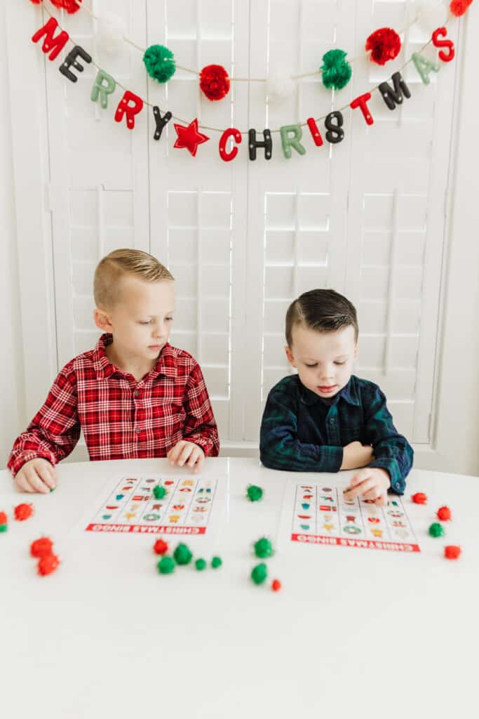 Christmas BINGO cards