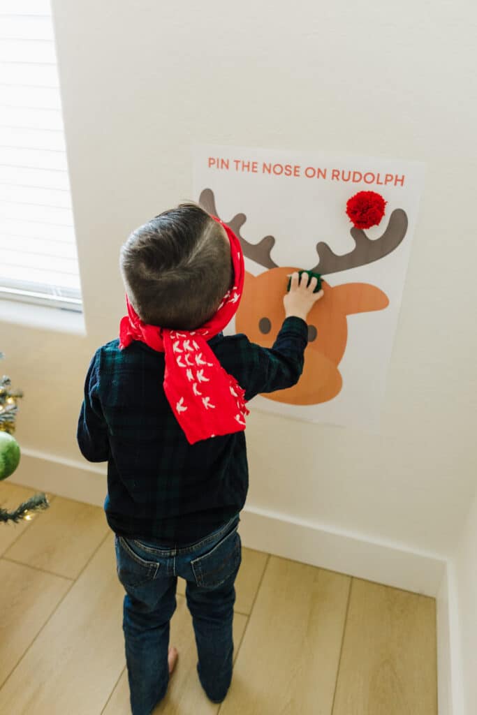 Pin the Nose on Rudolph the Red Nosed Reindeer