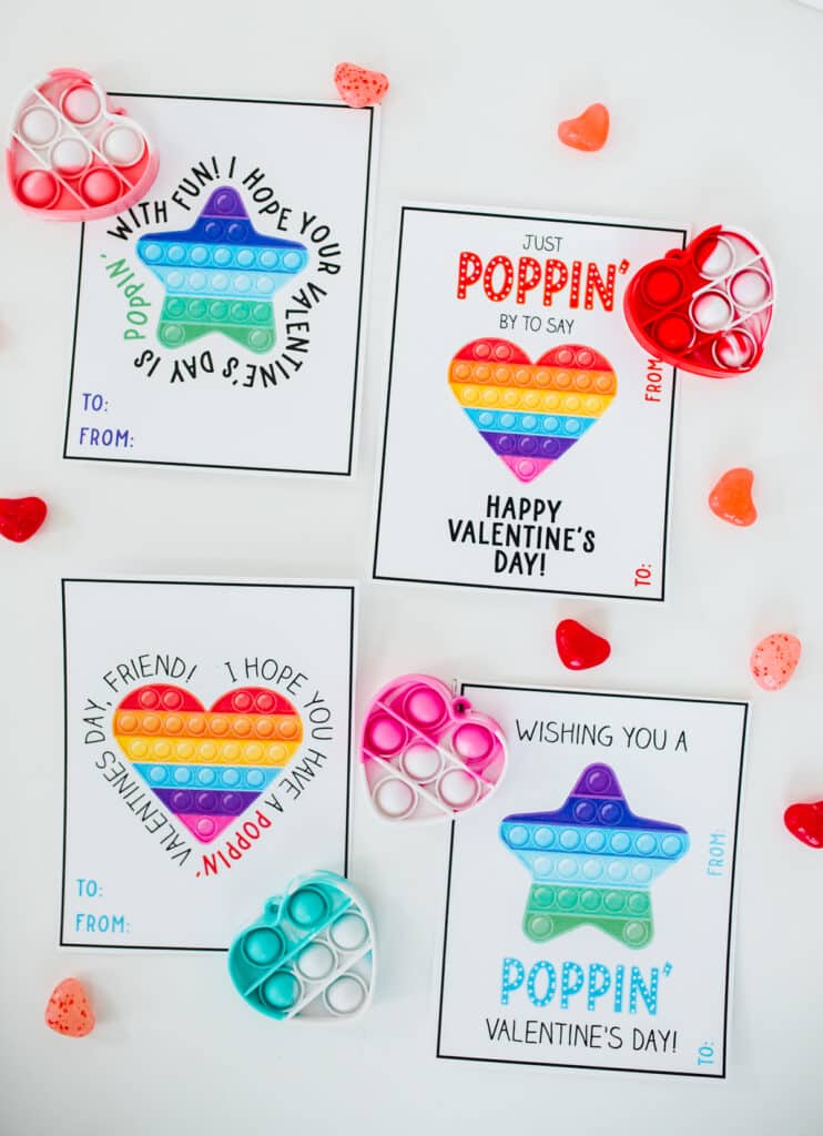 Pop It Valentines Printable Friday We #39 re In Love