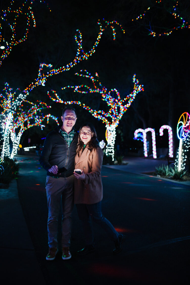 Zoo lights Date Night