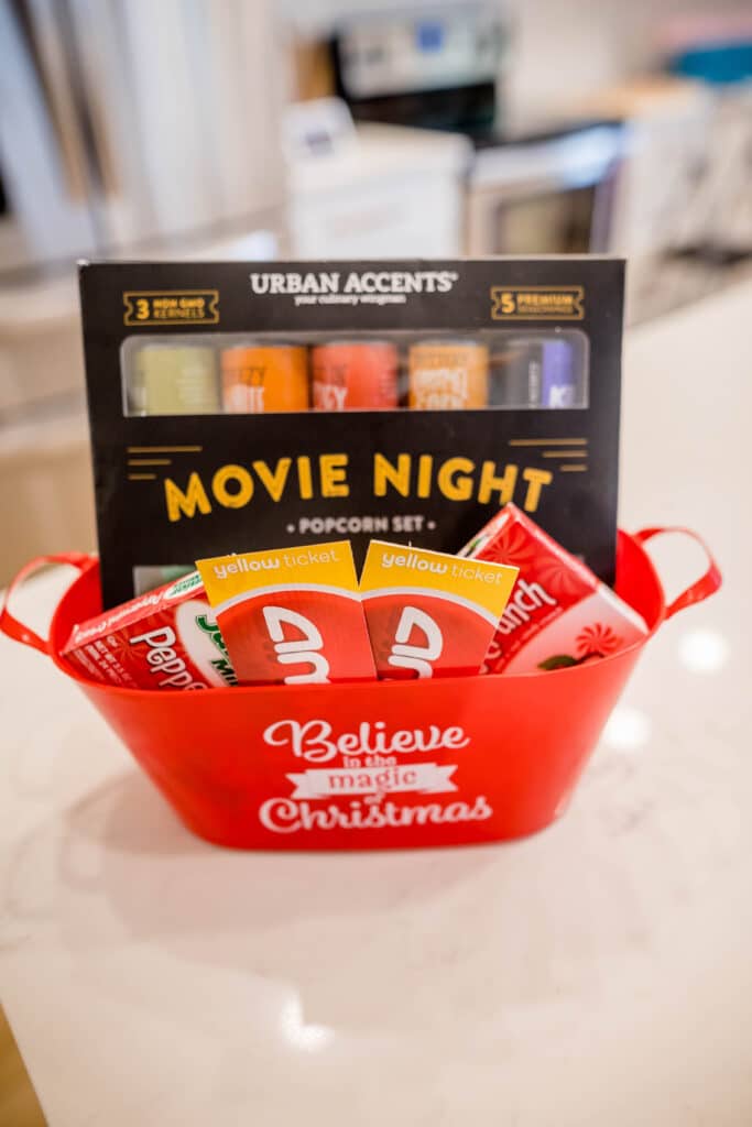 Movie Night Gift Basket, Family Time, Game Night, Date Night, Kids