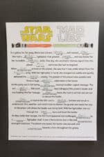 Star Wars Mad Libs Printable - Friday We're In Love