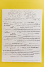 Star Wars Mad Libs Printable - Friday We're In Love