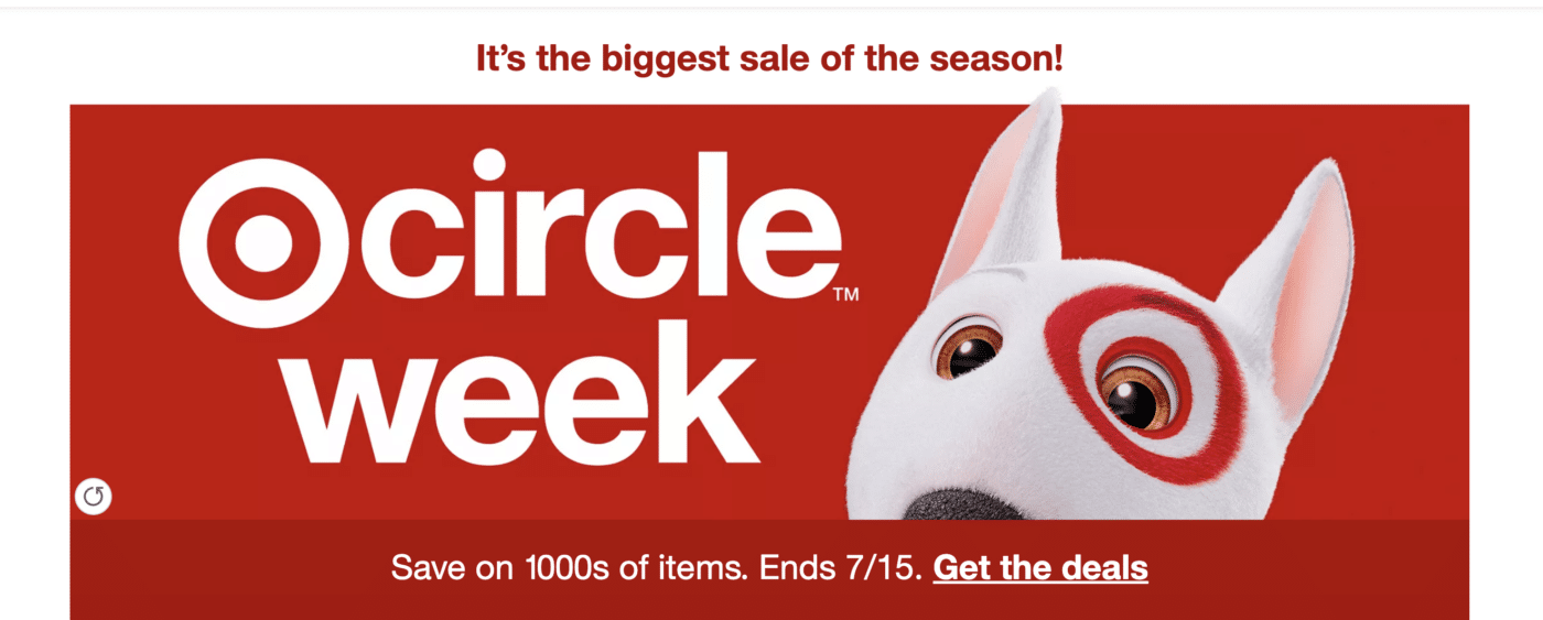 Target Circle Week best of deals. 