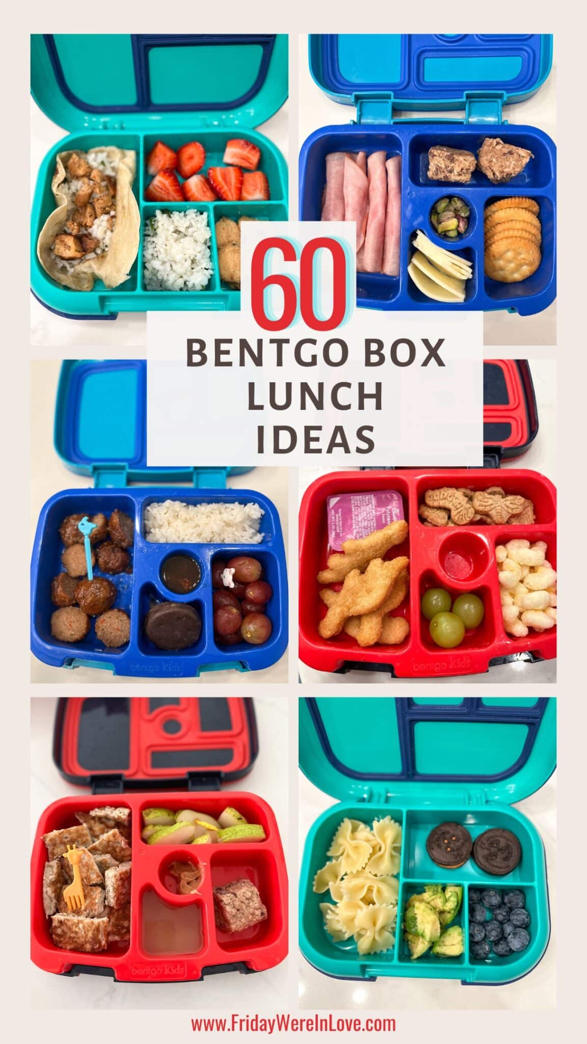 60+ Bentgo lunch box ideas title image. 
