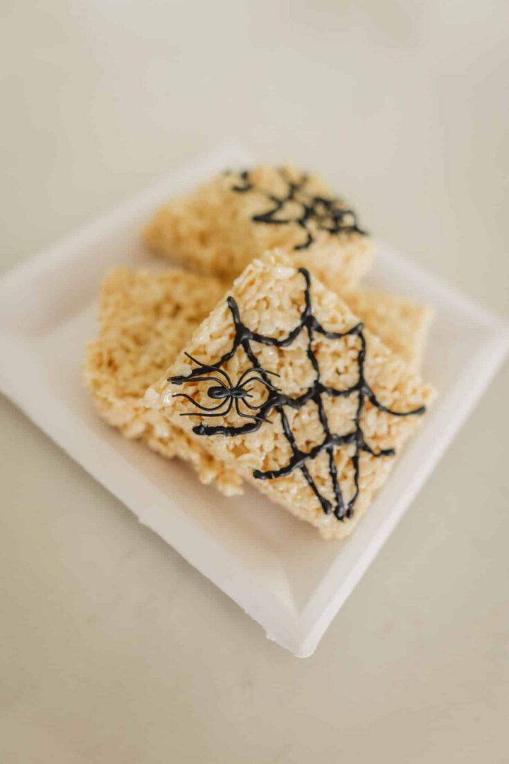 Halloween Rice Krispy Treats.