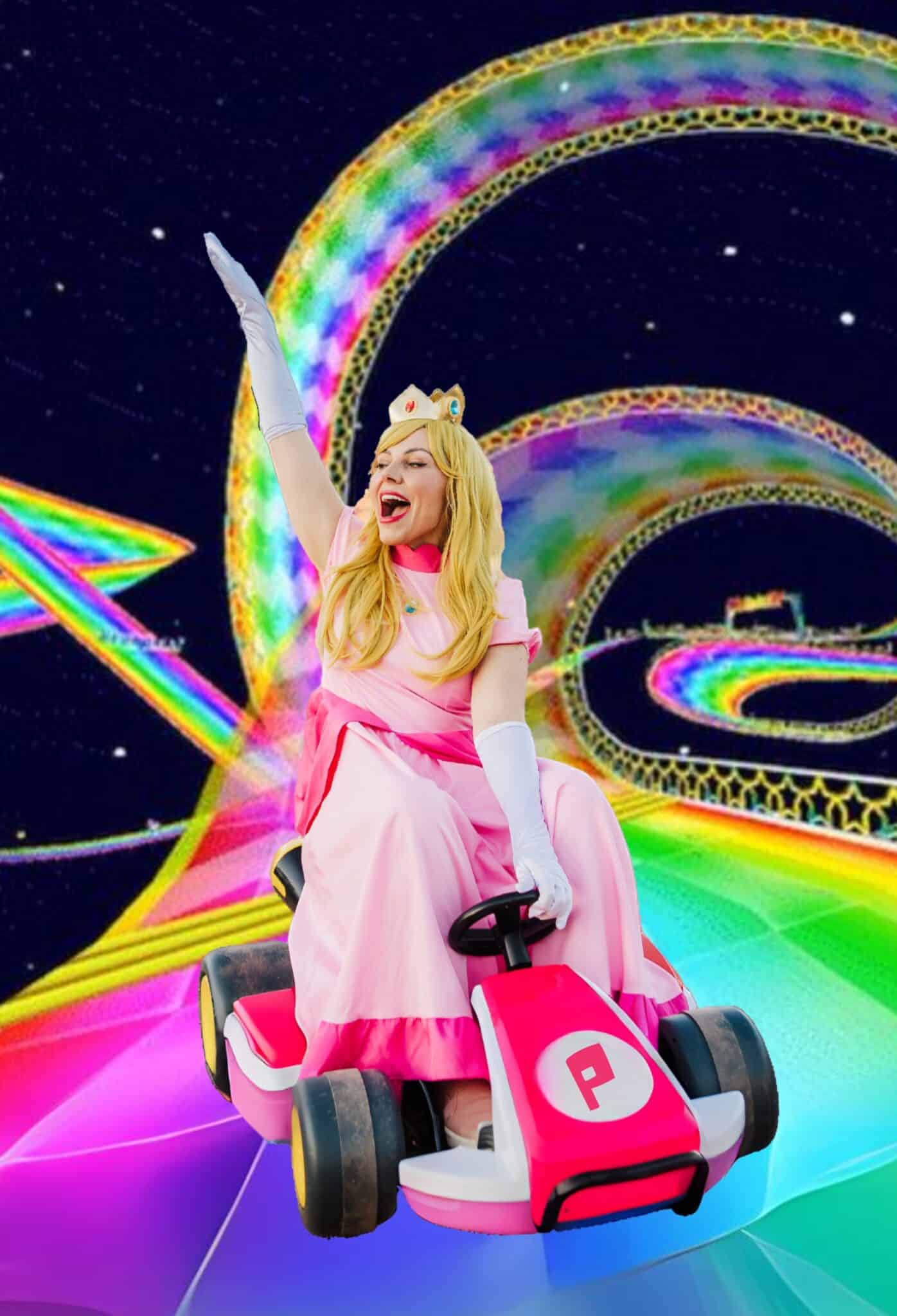 Princess Peach Costume Mario Kart. 