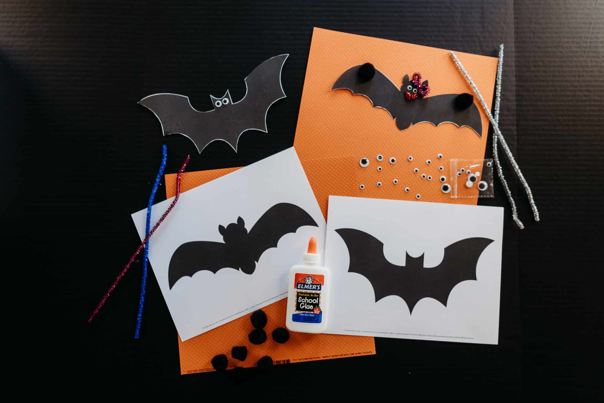 Printable Bat Template Printables for crafts. 