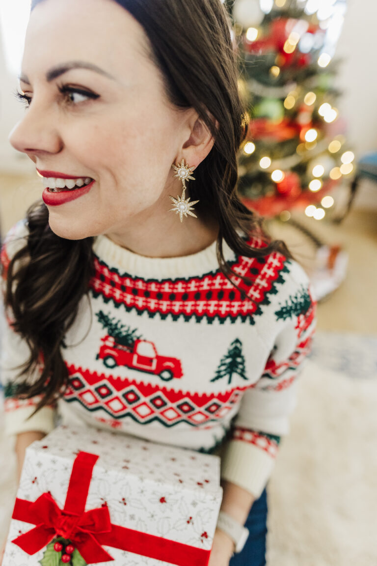Cute Christmas earrings roundup.