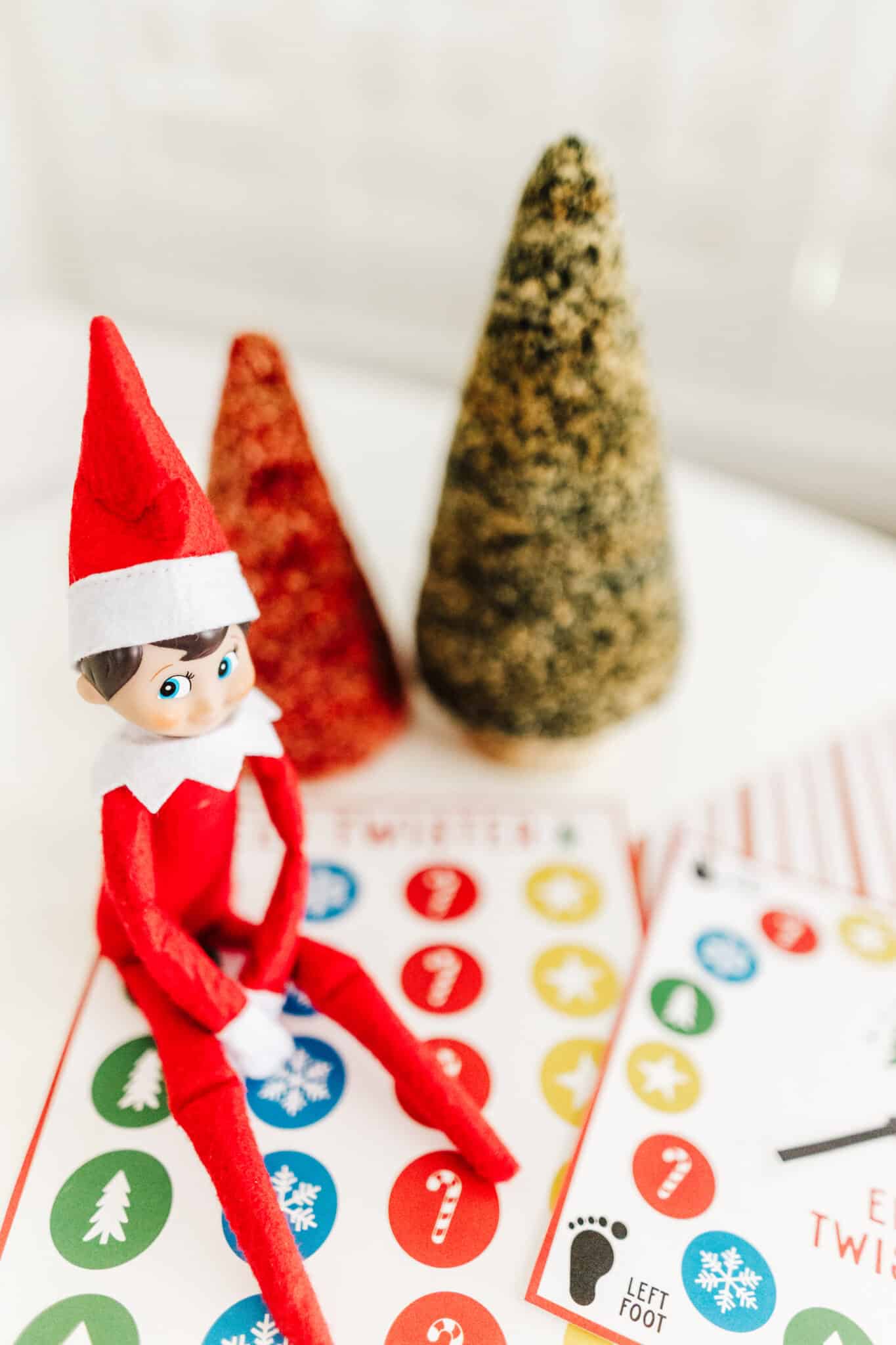Elf on the Shelf Twister Game.