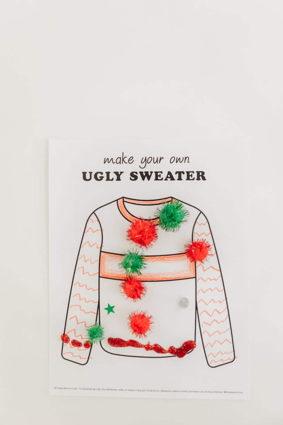 Ugly Christmas Sweater Craft Ideas - Friday We're In Love