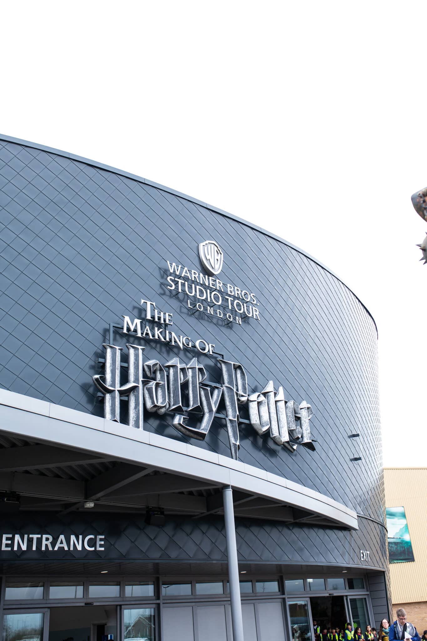 Entrance to the Harry Potter Studio Tour London. 
