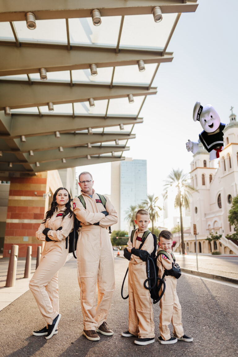 Ghostbusters Family costume.