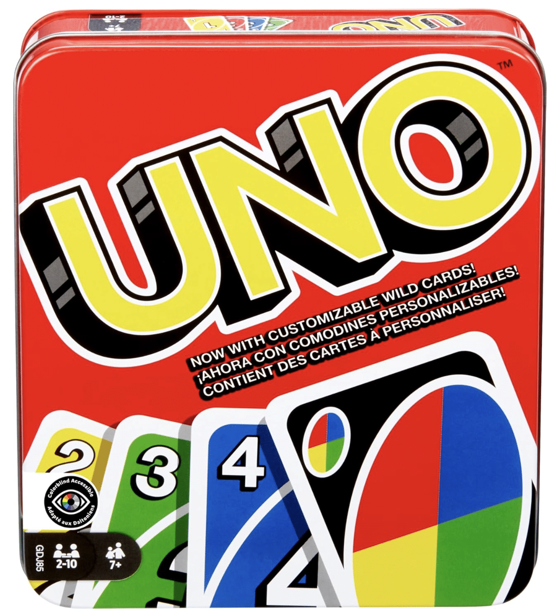 Uno card game for families. 