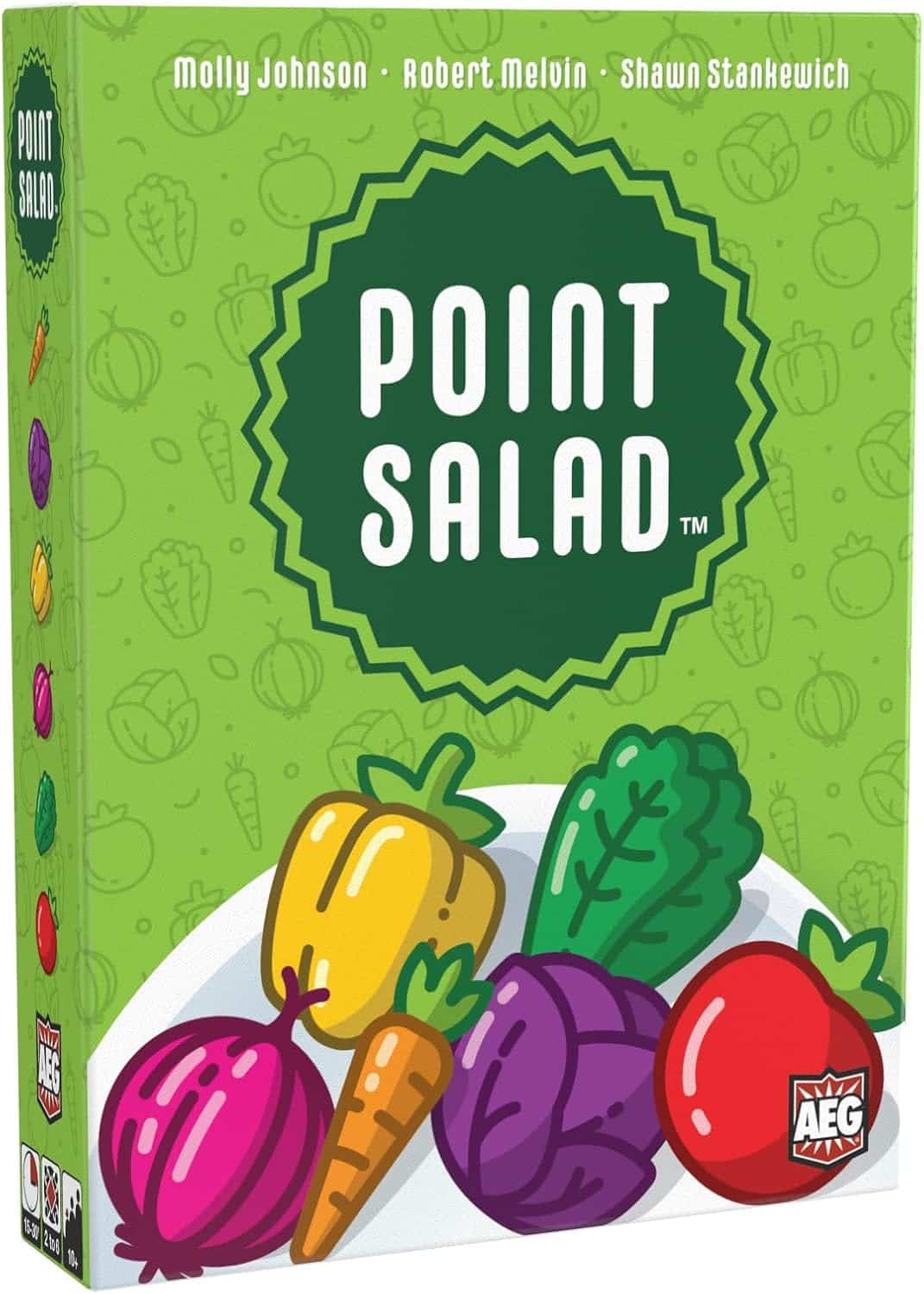 Point Salad card game. 