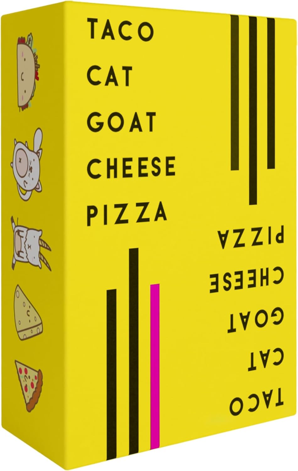 Taco Cat Goat Cheese Pizza card game. 