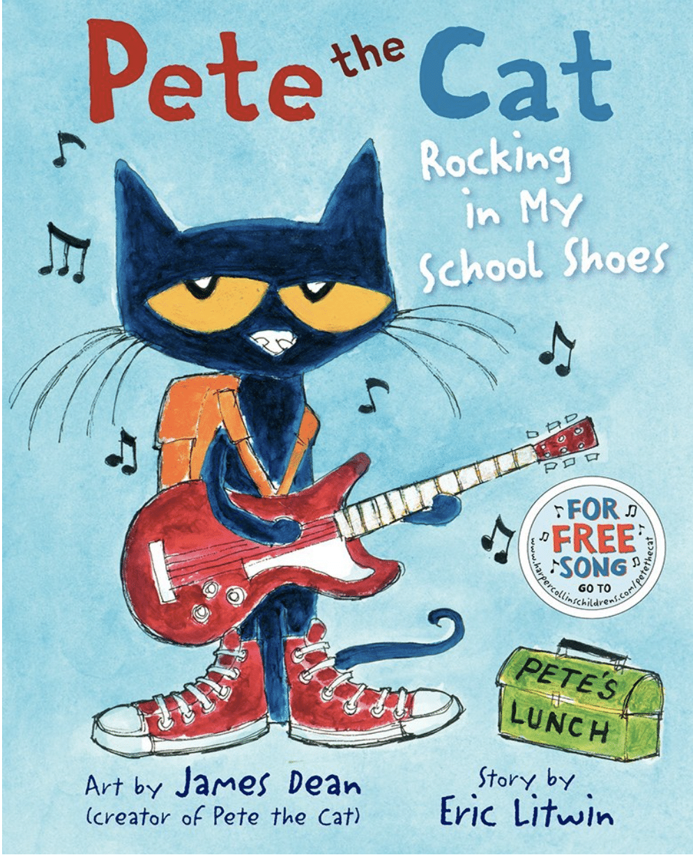 Pete the Cat: Rocking in My School Shoes book.